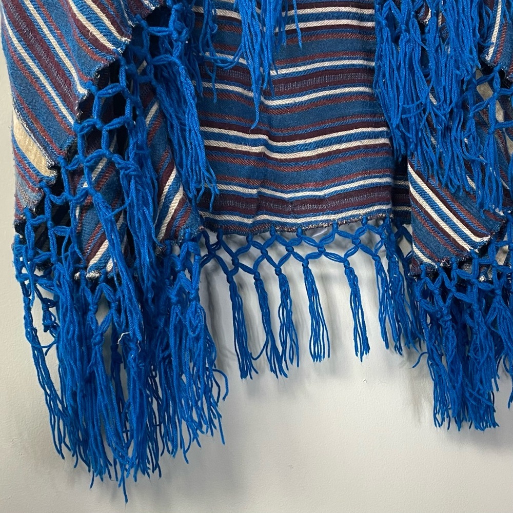 Free People Southwestern Shawl / Size L - Picture 4 of 14